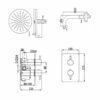 JTP Florence Dual Concealed Mixer Shower With Fixed Head 2 JTP Florence Dual Concealed Mixer Shower With Fixed Head -HEATANDPLUMB Sales just taps plus florence complete mixer shower 15651a 9901 co21005