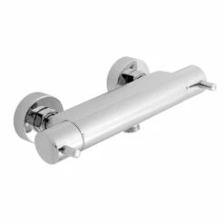JTP Florence Thermostatic Shower Valve With Shower Rail Kit - Chrome -HEATANDPLUMB Sales just taps plus florence complete mixer shower techno1s 5012 1