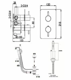 JTP Florentine Dual Concealed Mixer Shower With Shower Handset + Bath Filler 11 JTP Florentine Dual Concealed Mixer Shower With Shower Handset + Bath Filler -HEATANDPLUMB Sales just taps plus florentine complete mixer shower 15671a 809a7 51130a 3