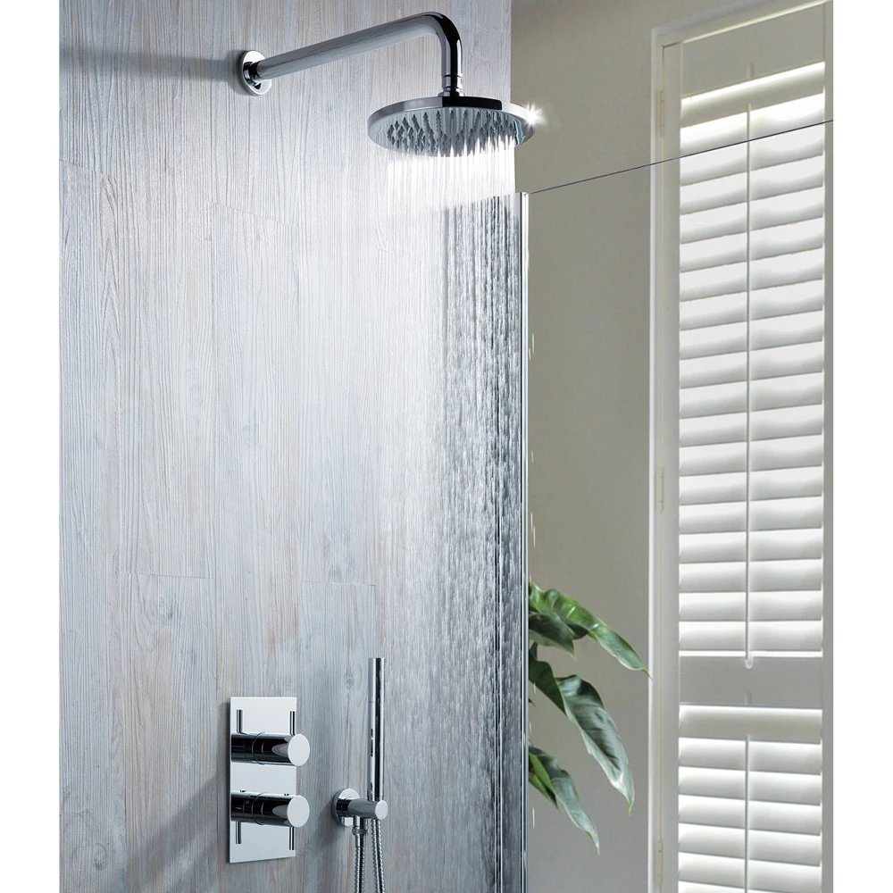 JTP Florentine Dual Concealed Mixer Shower With Shower Handset + Fixed Head 4 JTP Florentine Dual Concealed Mixer Shower With Shower Handset + Fixed Head - Image 2