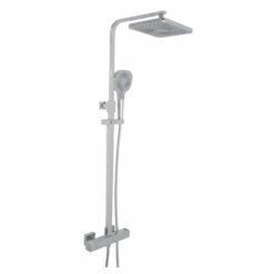JTP HIX Thermostatic Bar Mixer Shower With Shower Kit And Fixed Head - Chrome