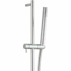 JTP Florentine Thermostatic Bath Shower Mixer Tap With Shower Rail Kit - Chrome -HEATANDPLUMB Sales just taps plus minimalist shower kit 1218 1 1