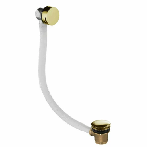 JTP Vos Bath Filler With Click Clack Waste And Overflow - Brushed Brass 5 JTP Vos Bath Filler With Click Clack Waste And Overflow - Brushed Brass -HEATANDPLUMB Sales just taps plus vos waste 23809haccbbr
