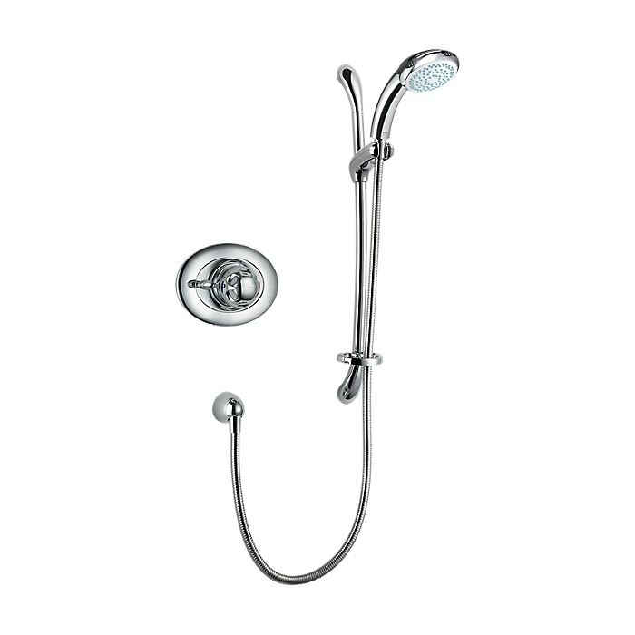 Mira Excel BIV Concealed Thermostatic Shower Mixer With Slide Rail & Handset Kit - Chrome 6 Mira Excel BIV Concealed Thermostatic Shower Mixer With Slide Rail & Handset Kit - Chrome - Image 4