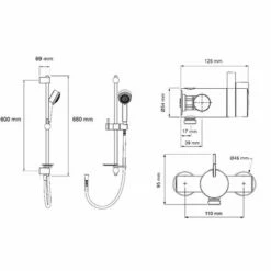 Mira Miniduo Eco Dual Exposed Mixer Shower With Shower Kit 7 Mira Miniduo Eco Dual Exposed Mixer Shower With Shower Kit -HEATANDPLUMB Sales mira miniduo complete mixer shower 1 1663 241 2