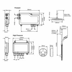 Mira Platinum Dual Thermostatic Digital Mixer Shower Concealed - Pumped -HEATANDPLUMB Sales mira platinum complete mixer shower 1 1796 002 1