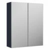 Nuie Arno Mirrored Bathroom Cabinet (50/50) 715mm H X 600mm W - Electric Blue 2 Nuie Arno Mirrored Bathroom Cabinet (50/50) 715mm H X 600mm W - Electric Blue -HEATANDPLUMB Sales nuie arno bathroom cabinet off1717