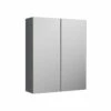 Nuie Arno Mirrored Bathroom Cabinet (50/50) 600mm Wide - Satin Grey 2 Nuie Arno Mirrored Bathroom Cabinet (50/50) 600mm Wide - Satin Grey -HEATANDPLUMB Sales nuie arno bathroom cabinet off2217