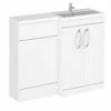 Nuie Arno RH Combination Unit With L-Shape Basin 1100mm Wide - Gloss White 2 Nuie Arno RH Combination Unit With L-Shape Basin 1100mm Wide - Gloss White -HEATANDPLUMB Sales nuie arno bathroom furniture arn111r