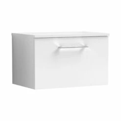 Nuie Arno Wall Hung 1-Drawer Vanity Unit With Worktop 600mm Wide - Gloss White 14 Nuie Arno Wall Hung 1-Drawer Vanity Unit With Worktop 600mm Wide - Gloss White -HEATANDPLUMB Sales nuie arno vanity unit arn122w 3