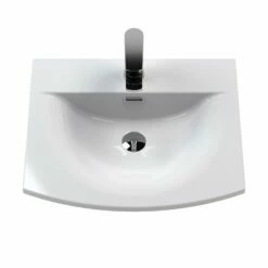 Nuie Arno Wall Hung 2-Door Vanity Unit With Basin-4 500mm Wide - Gloss White -HEATANDPLUMB Sales nuie arno vanity unit arn1401g 1 4