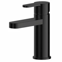 Signature Curva Pure Wall Hung Vanity Unit With Black Handles - 500mm Wide - Gloss White -HEATANDPLUMB Sales nuie arvan tap arv405