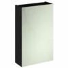 Nuie Athena 1-Door Mirrored Bathroom Cabinet 715mm H X 450mm W - Charcoal Black Woodgrain 2 Nuie Athena 1-Door Mirrored Bathroom Cabinet 715mm H X 450mm W - Charcoal Black Woodgrain -HEATANDPLUMB Sales nuie athena bathroom cabinet off616 2