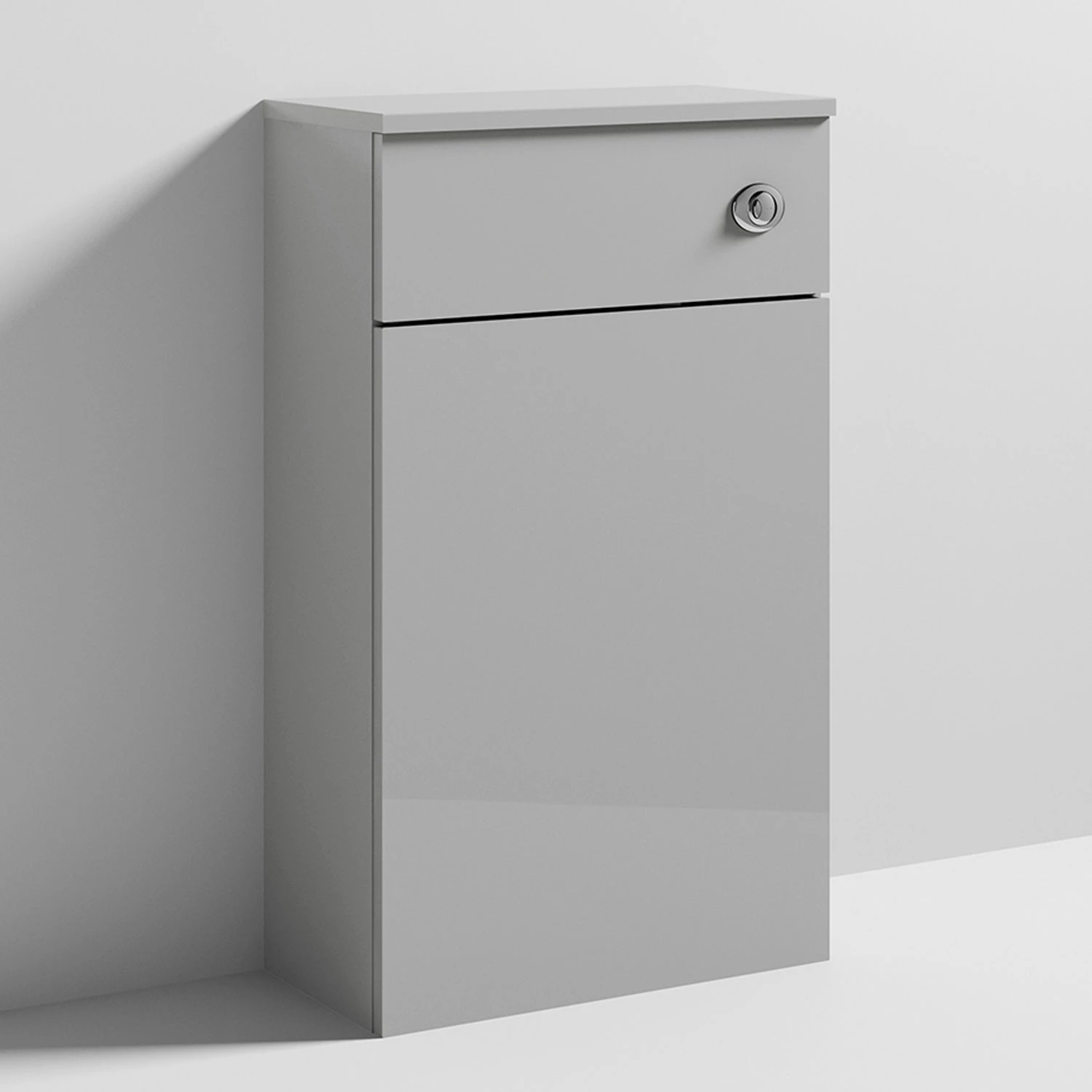 Nuie Athena Back To Wall WC Toilet Unit 500mm Wide - Gloss Grey Mist 5 Nuie Athena Back To Wall WC Toilet Unit 500mm Wide - Gloss Grey Mist - Image 3