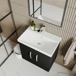 Nuie Athena Wall Hung 2-Door Vanity Unit With Basin-3 600mm Wide - Natural Oak 13 Nuie Athena Wall Hung 2-Door Vanity Unit With Basin-3 600mm Wide - Natural Oak -HEATANDPLUMB Sales nuie athena vanity unit ath092d 3