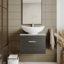 Nuie Athena Wall Hung 2-Door Vanity Unit And Worktop 600mm Wide - Gloss White -HEATANDPLUMB Sales nuie athena vanity unit ath092lbg 6