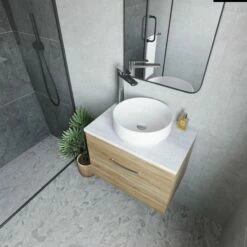 Nuie Athena Wall Hung 1-Drawer Vanity Unit And Worktop 600mm Wide - Gloss Grey Mist 17 Nuie Athena Wall Hung 1-Drawer Vanity Unit And Worktop 600mm Wide - Gloss Grey Mist -HEATANDPLUMB Sales nuie athena vanity unit pmathwh1drvuw60 11 3