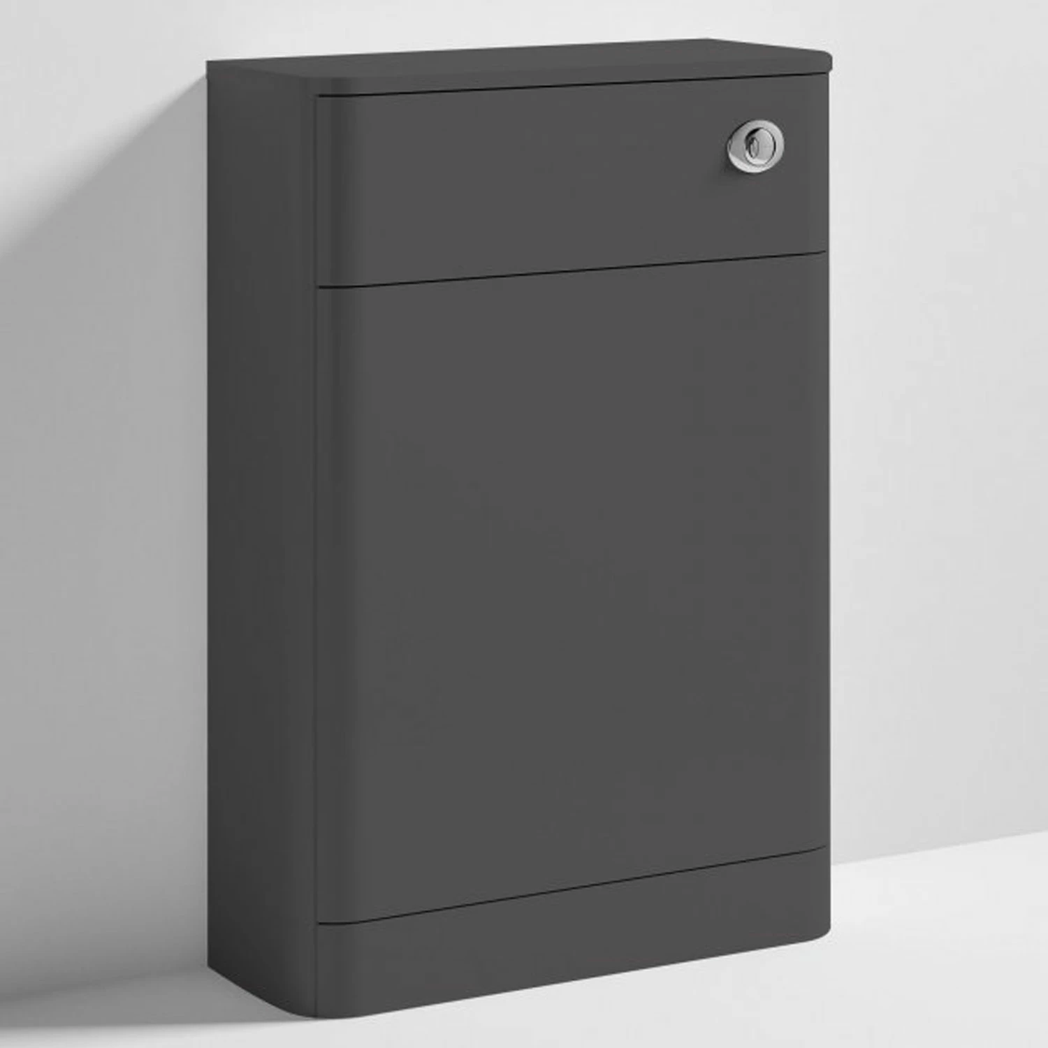 Nuie Parade Back To Wall WC Unit 550mm Wide - Gloss Grey 4 Nuie Parade Back To Wall WC Unit 550mm Wide - Gloss Grey - Image 2