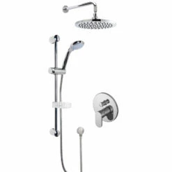 Nuie Binsey Manual Concealed Complete Mixer Shower With Diverter - Chrome