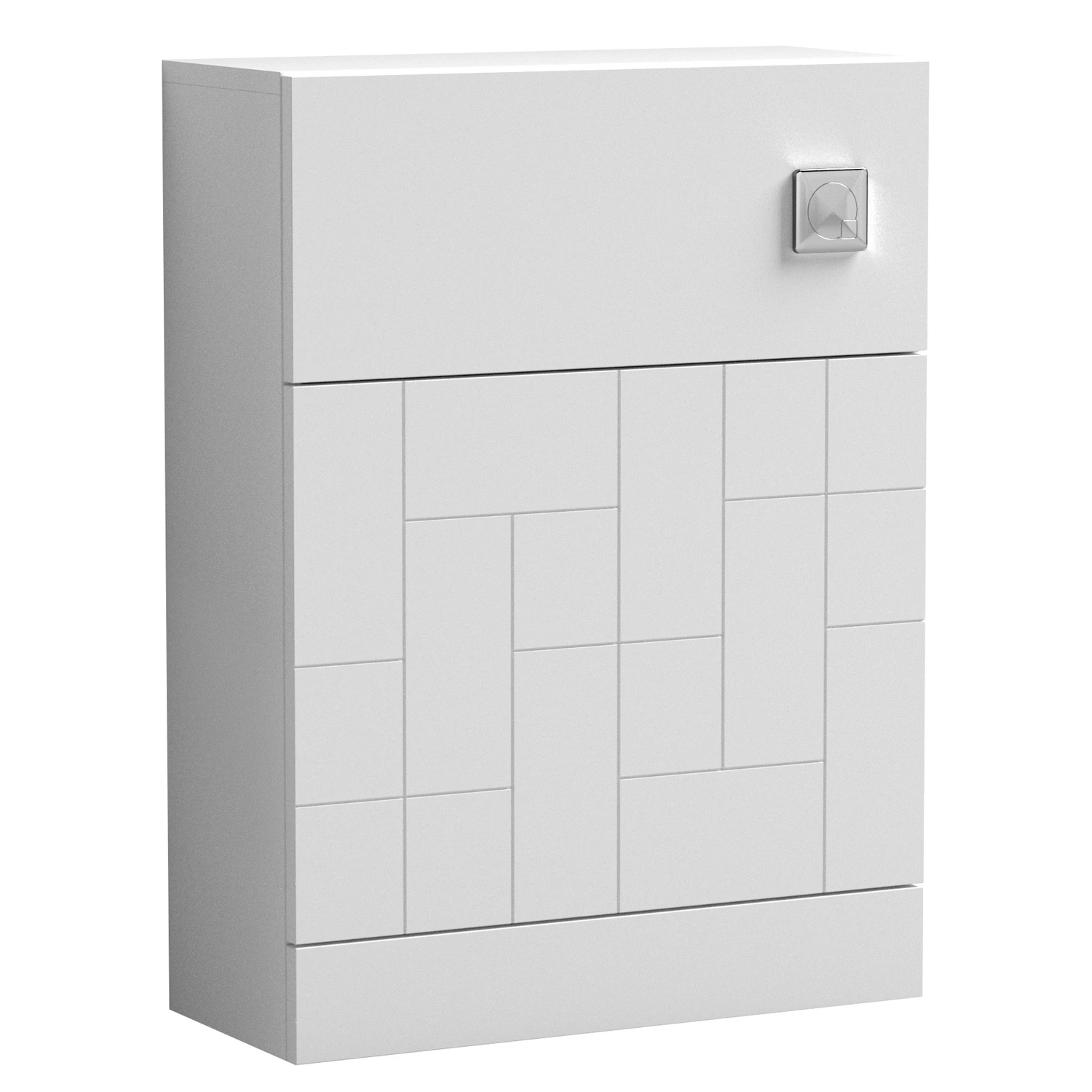 Nuie Blocks Back To Wall WC Unit 500mm Wide - Satin White 4 Nuie Blocks Back To Wall WC Unit 500mm Wide - Satin White - Image 2