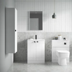 Nuie Blocks Back To Wall WC Unit 500mm Wide - Satin White 9 Nuie Blocks Back To Wall WC Unit 500mm Wide - Satin White -HEATANDPLUMB Sales nuie blocks vanity unit blo106a 1