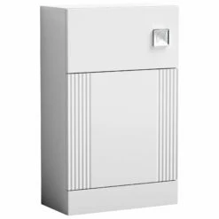 Nuie Deco Back To Wall WC Unit 500mm Wide - Satin White