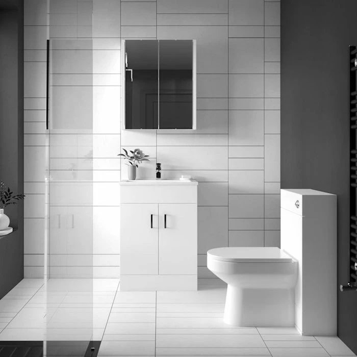 Nuie Eden Back To Wall WC Toilet Unit 500mm Wide - Gloss White 5 Nuie Eden Back To Wall WC Toilet Unit 500mm Wide - Gloss White - Image 3