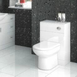 Nuie Mayford Back To Wall WC Toilet Unit 500mm Wide X 300mm Deep - Gloss White 11 Nuie Mayford Back To Wall WC Toilet Unit 500mm Wide X 300mm Deep - Gloss White -HEATANDPLUMB Sales nuie mayford bathroom furniture pmmabwu330 3