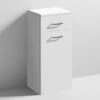 Nuie Mayford Laundry Basket 350mm Wide X 300mm Deep - Gloss White -HEATANDPLUMB Sales nuie mayford bathroom furniture prc153