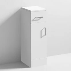 Nuie Mayford Cupboard Unit 250mm Wide X 300mm Deep - Gloss White