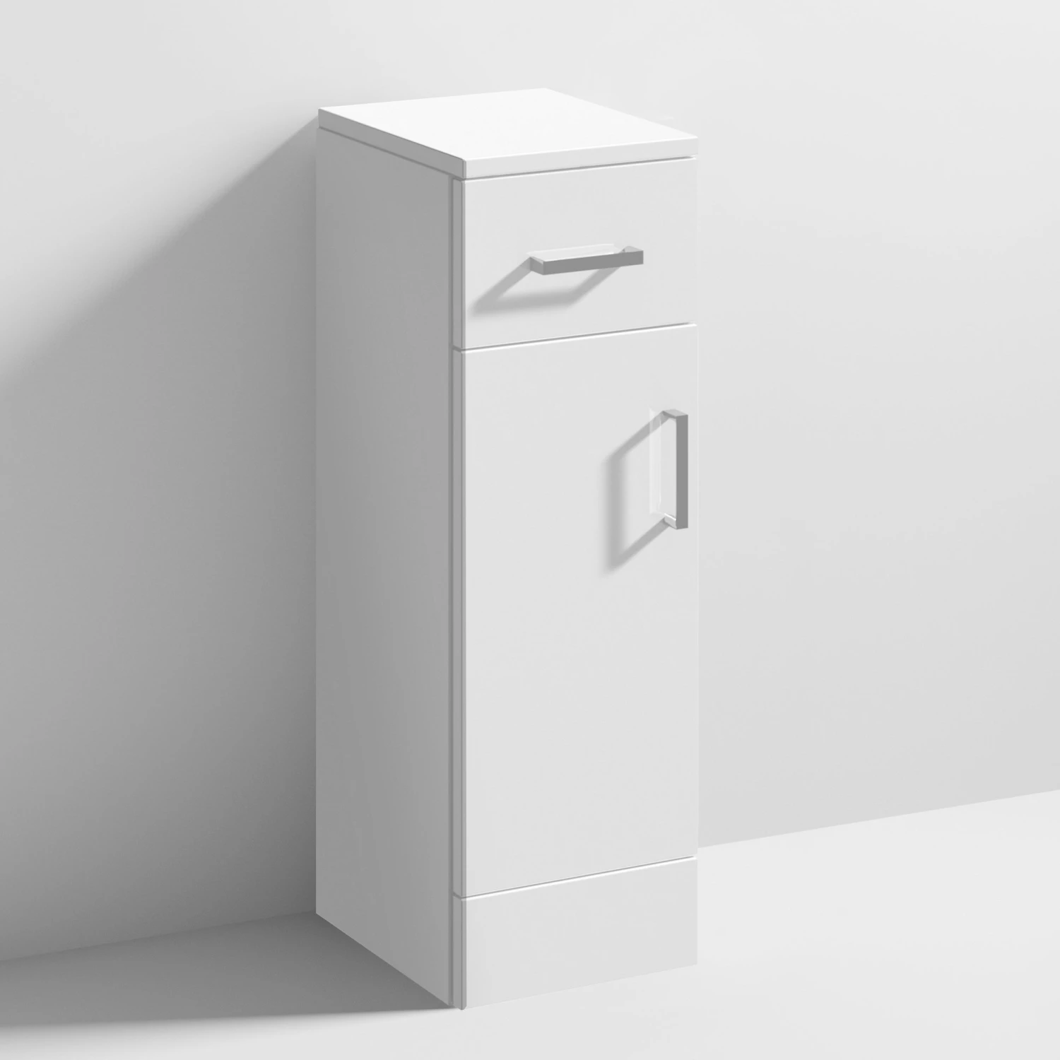 Nuie Mayford Cupboard Unit 250mm Wide X 300mm Deep - Gloss White 3 Nuie Mayford Cupboard Unit 250mm Wide X 300mm Deep - Gloss White