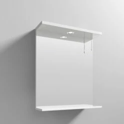 Nuie Mayford Bathroom Mirror 750mm H X 650mm W - White 11 Nuie Mayford Bathroom Mirror 750mm H X 650mm W - White -HEATANDPLUMB Sales nuie mayford bathroom mirror prc113 1