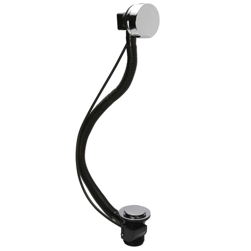 Nuie Economy Bath Pop Up Waste With Minimalist Overflow - Chrome 4 Nuie Economy Bath Pop Up Waste With Minimalist Overflow - Chrome - Image 2