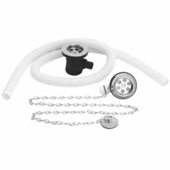 Nuie Extended Retainer Bath Waste And Overflow - Chrome