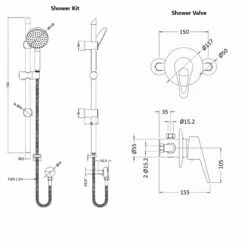 Nuie Ocean Manual Concealed Or Exposed Shower Valve With Shower Kit 8 Nuie Ocean Manual Concealed Or Exposed Shower Valve With Shower Kit -HEATANDPLUMB Sales nuie ocean complete mixer shower a3200 jty004 1