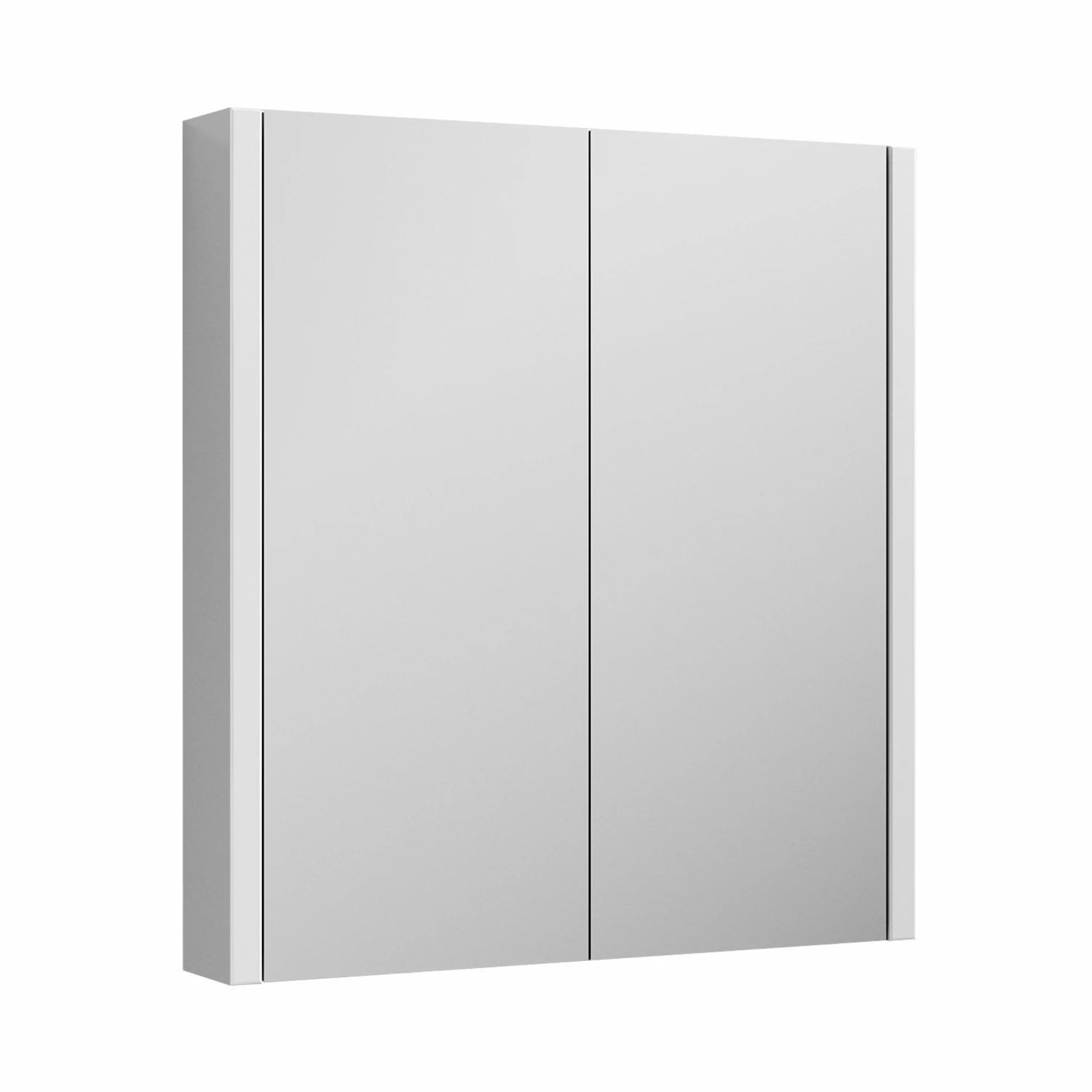 Nuie Parade 2-Door Mirrored Cabinet 600mm Wide - Gloss White 5 Nuie Parade 2-Door Mirrored Cabinet 600mm Wide - Gloss White - Image 3