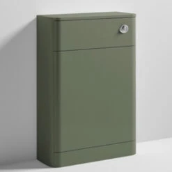Nuie Parade Back To Wall WC Toilet Unit 550mm Wide - Satin Green