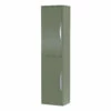 Nuie Parade Tall Wall Mounted Cupboard Unit 350mm Wide - Satin Green 1 Nuie Parade Tall Wall Mounted Cupboard Unit 350mm Wide - Satin Green -HEATANDPLUMB Sales nuie parade bathroom furniture pmp863
