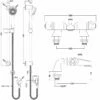 Nuie Reef Thermostatic Bath Shower Mixer With Multi Function Slider Rail Kit - Chrome -HEATANDPLUMB Sales nuie reef complete mixer shower sbr88bv1