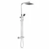 Nuie Square Bar Mixer Shower With Shower Kit And Fixed Head - Chrome 2 Nuie Square Bar Mixer Shower With Shower Kit And Fixed Head - Chrome -HEATANDPLUMB Sales nuie square complete mixer shower jty386 2