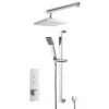 Nuie Square Thermostatic Concealed Complete Mixer Shower - Chrome -HEATANDPLUMB Sales nuie square complete mixer shower sbs41tr2