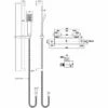 Nuie Square Thermostatic Bar Shower Valve With Slider Rail Kit - Chrome 1 Nuie Square Thermostatic Bar Shower Valve With Slider Rail Kit - Chrome -HEATANDPLUMB Sales nuie square complete mixer shower sbs68bv1