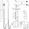 Nuie Triple Square Thermostatic Concealed Complete Mixer Shower - Chrome 1 Nuie Triple Square Thermostatic Concealed Complete Mixer Shower - Chrome -HEATANDPLUMB Sales nuie triple complete mixer shower sbs40tr2