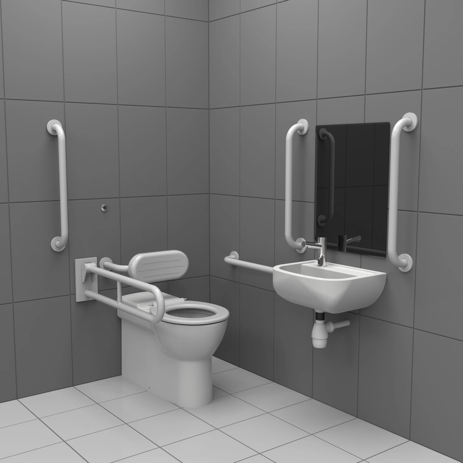 Nymas Infrared Premium Rimless Back To Wall Doc M Pack Left Handed - White 4 Nymas Infrared Premium Rimless Back To Wall Doc M Pack Left Handed - White - Image 2