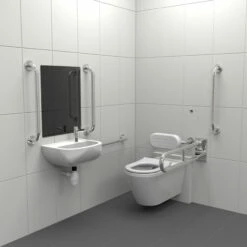 Nymas Infrared Premium Rimless Wall Hung Doc M Pack Right Handed - Polished