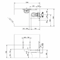 Nymas Infrared Premium Luxury Rimless Back To Wall Doc M Pack Right Handed - Polished