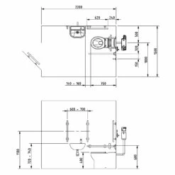 Nymas Infrared Premium Luxury Rimless Back To Wall Doc M Pack Left Handed - Satin