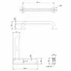Nymas NymaCARE Concealed Fixings Grab Rails For Doc M Toilet Pack - White -HEATANDPLUMB Sales nymas nymacare grab rail 230003 db 1 3