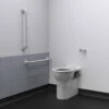 Nymas NymaPRO Back To Wall Ambulant Doc M Toilet Pack With Concealed Fixings - White 1 Nymas NymaPRO Back To Wall Ambulant Doc M Toilet Pack With Concealed Fixings - White -HEATANDPLUMB Sales nymas nymapro doc m pack ambbtwcs wh