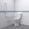 Nymas NymaPRO Close Coupled Ambulant Doc M Toilet Pack With Concealed Fixings - White Grab Rails -HEATANDPLUMB Sales nymas nymapro doc m pack ambccc wh